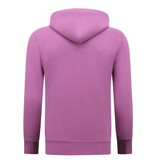Enos Hoodie med dragkedja för män - Snygga joggingbyxor för män - SET - Lila Enos Hoodie med dragkedja för män - Snygga joggingbyxor för män - SET - Lila