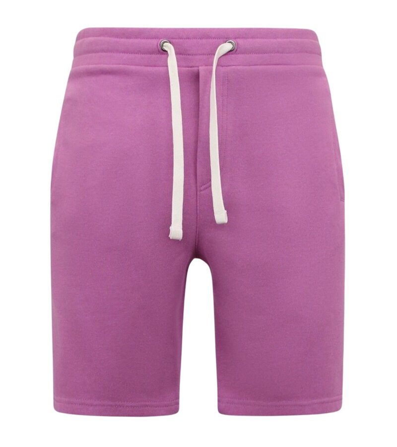 Enos Hoodie med dragkedja för män - Snygga joggingbyxor för män - SET - Lila