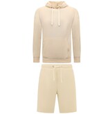 Enos Hoodie Herr - Sweatshirt Short Herr - SET - Beige Enos Hoodie Herr - Sweatshirt Short Herr - SET - Beige