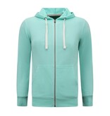 Enos Hoodie med dragkedja för män - Joggingbyxor för män - SET - Mintgrön Enos Hoodie med dragkedja för män - Joggingbyxor för män - SET - Mintgrön