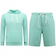 Hoodie Herr - Joggingshorts Herr - SET - Mintgrön
