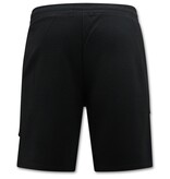 TopStar Ribbad överdimensionerad T-shirt - Joggingbyxor för män - SET - Svart TopStar Ribbad överdimensionerad T-shirt - Joggingbyxor för män - SET - Svart
