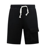 True Rise Ribbat överdimensionerat sommarställ för män - SET - Svart