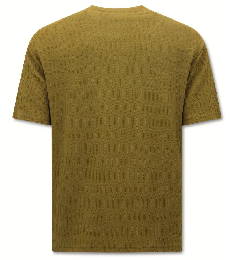 True Rise Ribbat överdimensionerat sommarset för män - SET - Brun