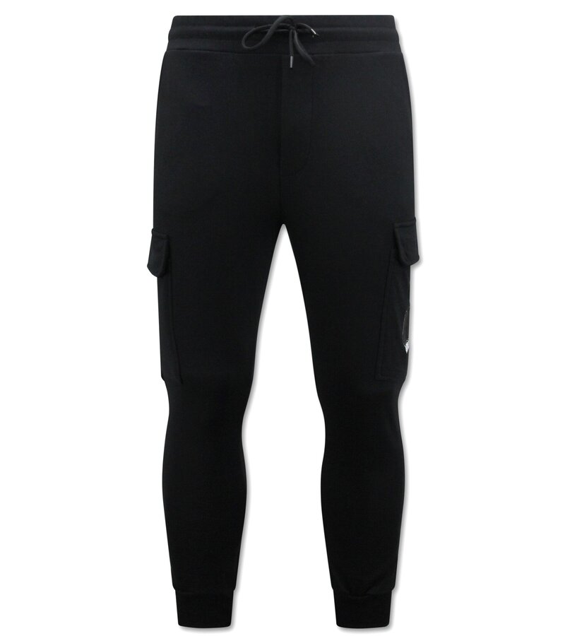 Enos Sweatpants Men Slim Fit - Sweatpants med fickor - Svart