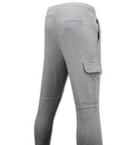 Enos Sweatpants Slim Fit för herr - Sweatpants med fickor - Grå Enos Sweatpants Slim Fit för herr - Sweatpants med fickor - Grå