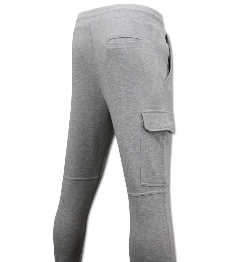 Enos Sweatpants Slim Fit för herr - Sweatpants med fickor - Grå