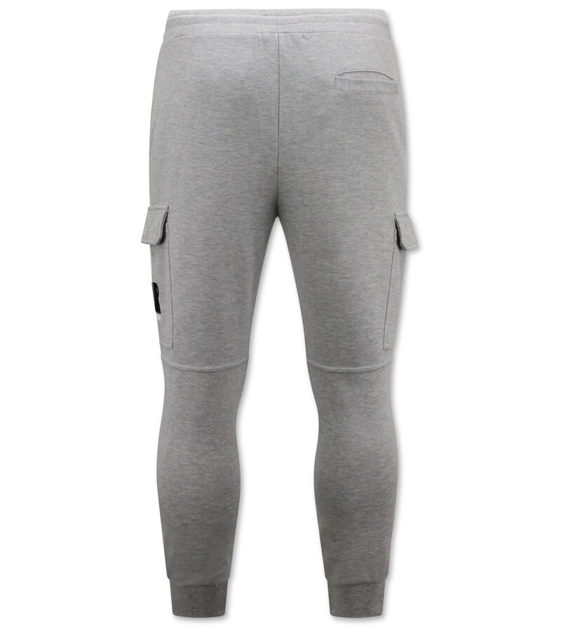 Enos Sweatpants Slim Fit för herr - Sweatpants med fickor - Grå