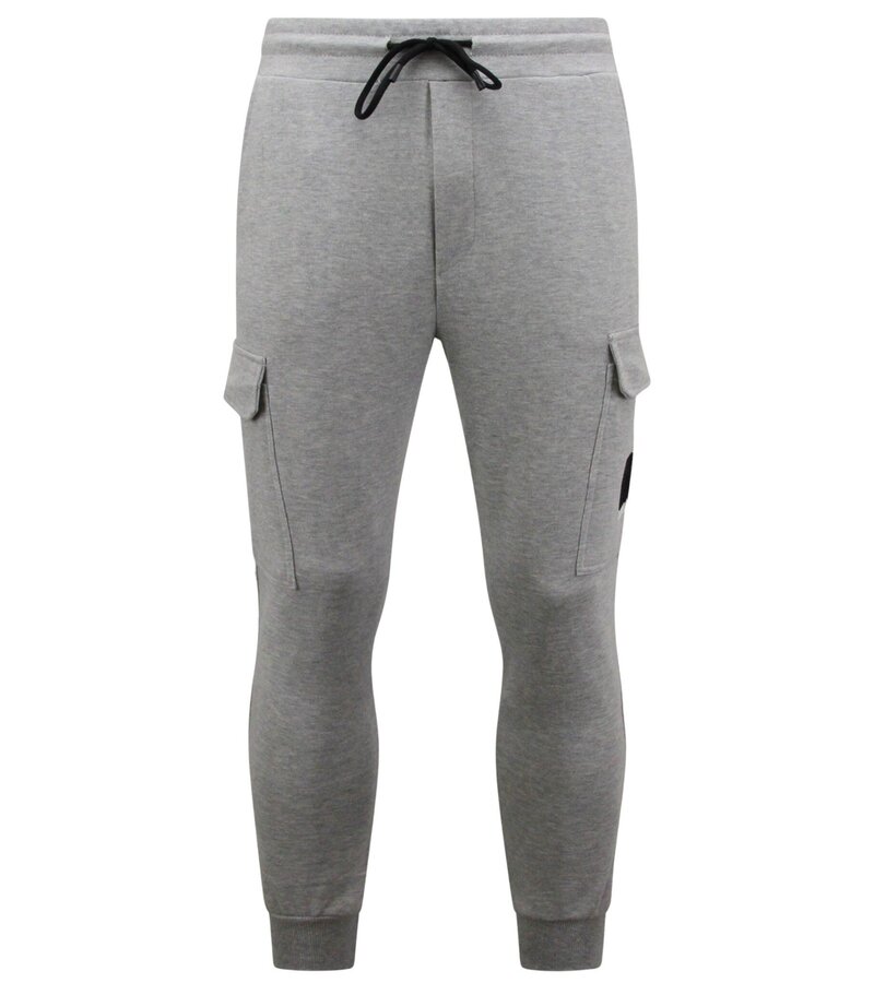 Enos Sweatpants Slim Fit för herr - Sweatpants med fickor - Grå