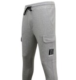 Enos Sweatpants Slim Fit för herr - Sweatpants med fickor - Grå Enos Sweatpants Slim Fit för herr - Sweatpants med fickor - Grå