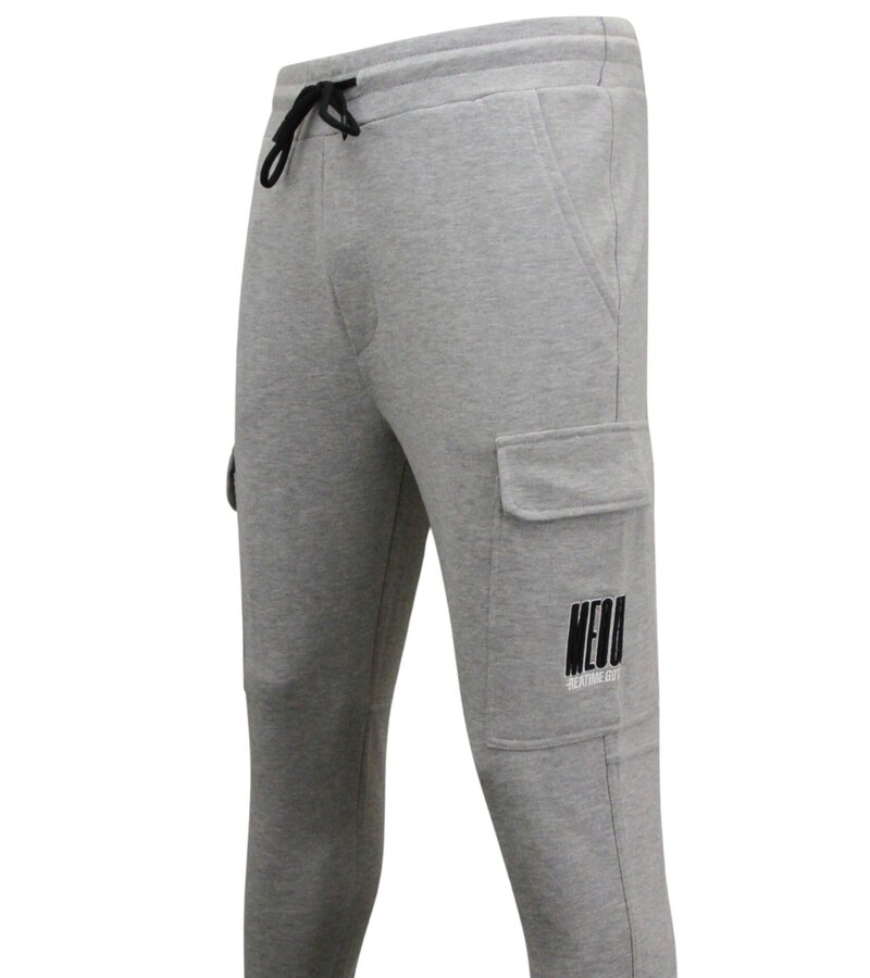 Enos Sweatpants Slim Fit för herr - Sweatpants med fickor - Grå