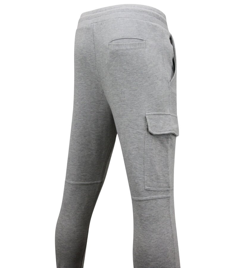 Enos Sweatpants Slim Fit för herr - Sweatpants med fickor - Grå