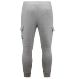 Enos Sweatpants Slim Fit för herr - Sweatpants med fickor - Grå Enos Sweatpants Slim Fit för herr - Sweatpants med fickor - Grå