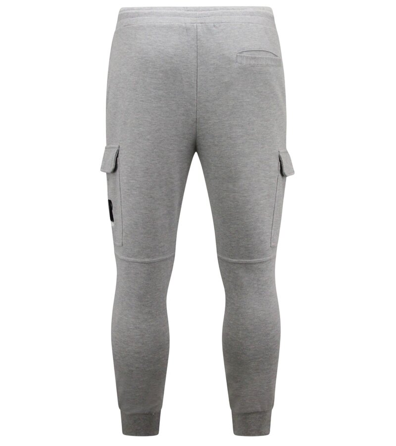 Enos Sweatpants Slim Fit för herr - Sweatpants med fickor - Grå