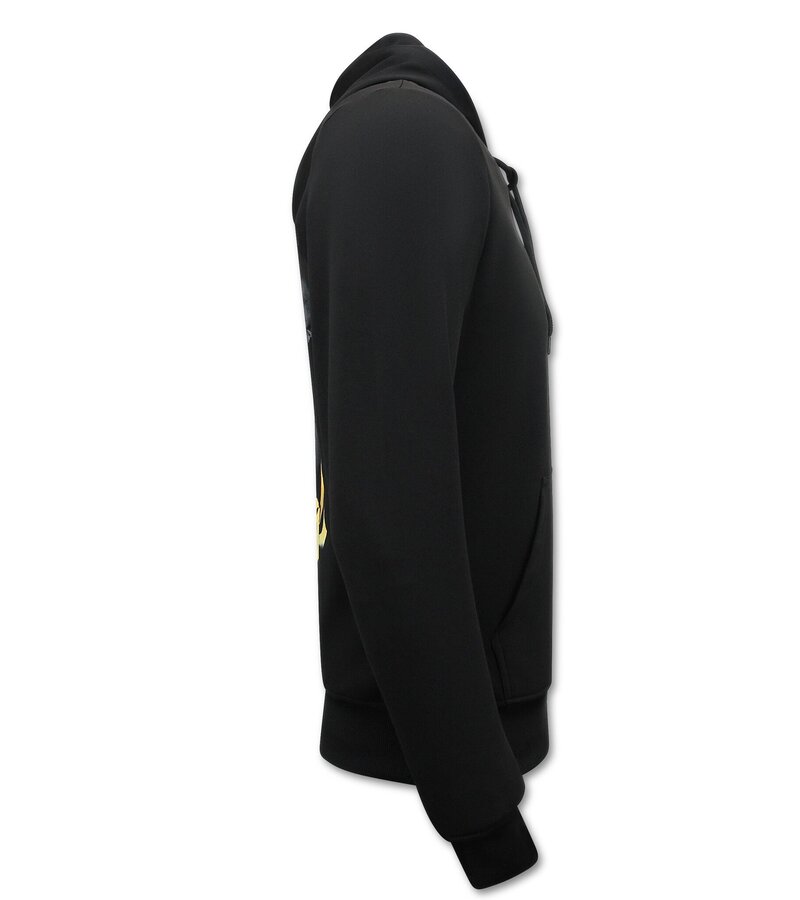 Top Star Legend - Tupac - 2Pac Hoodie för män - Svart