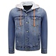 Denim SpijkeJacka med huva Herr - RJ-966 - Blå