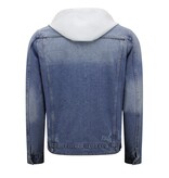 Local Fanatic Denim SpijkeJacka med huva Herr - RJ-966 - Blå Local Fanatic Denim SpijkeJacka med huva Herr - RJ-966 - Blå