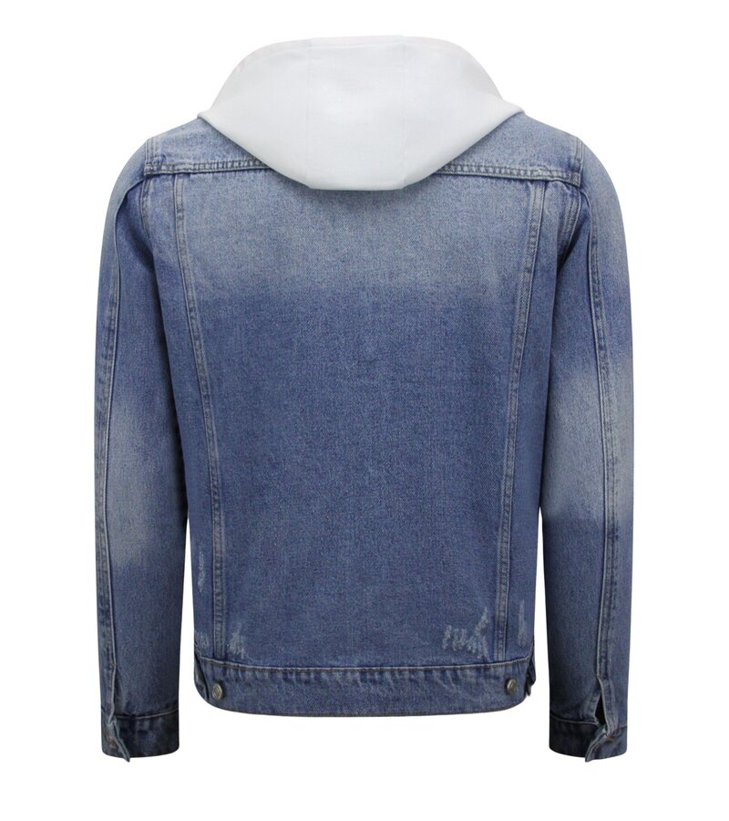 Local Fanatic Denim SpijkeJacka med huva Herr - RJ-966 - Blå
