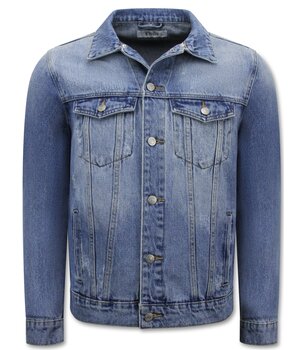 Local Fanatic Denim Jeansjackor Herr - RJ-966 - Blå
