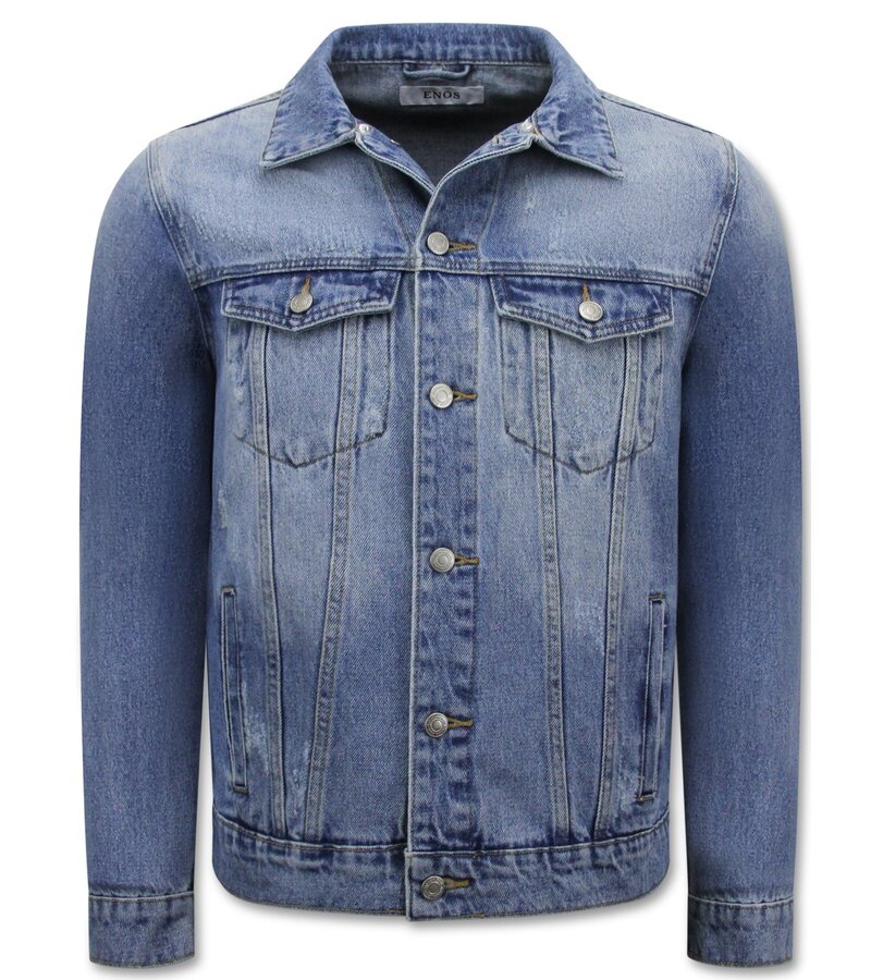 Local Fanatic Denim Jeansjackor Herr - RJ-966 - Blå