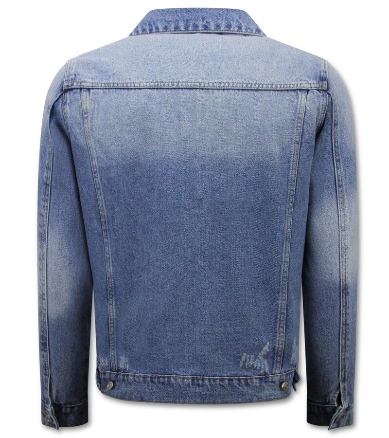 Local Fanatic Denim Jeansjackor Herr - RJ-966 - Blå