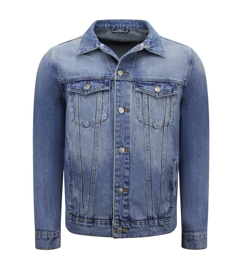 Local Fanatic Denim Jeansjackor Herr - RJ-966 - Blå