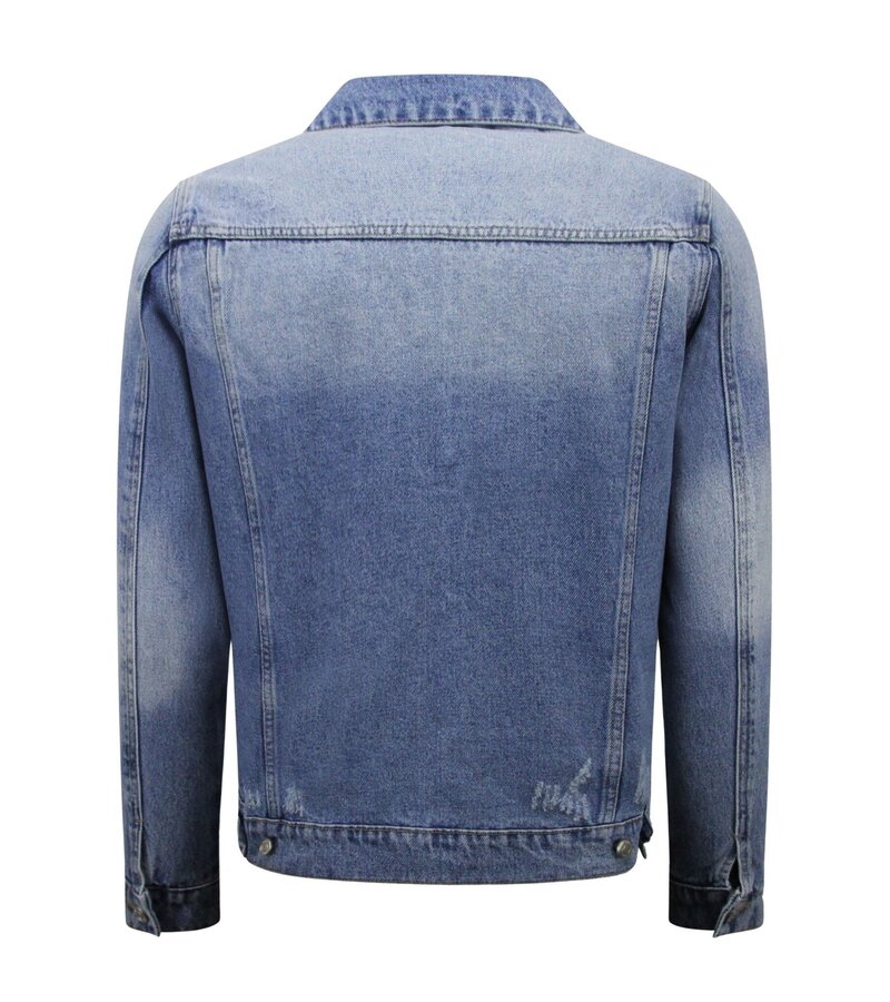 Local Fanatic Denim Jeansjackor Herr - RJ-966 - Blå