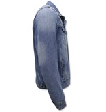 Local Fanatic Denim Jeansjackor Herr - RJ-966 - Blå Local Fanatic Denim Jeansjackor Herr - RJ-966 - Blå