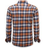 LF Lumberjack Blus - Flanellskjorta Herr - Orange