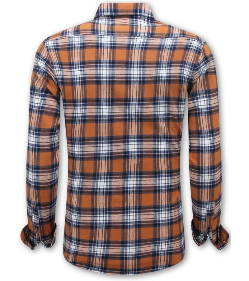 LF Lumberjack Blus - Flanellskjorta Herr - Orange