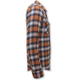 LF Lumberjack Blus - Flanellskjorta Herr - Orange