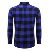 LF Flanellskjorta Herr - Lumberjack Blus Herr - Blå