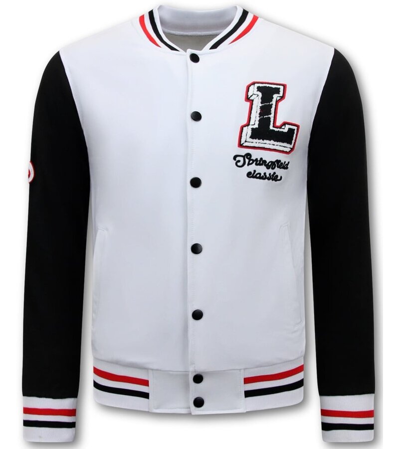 Top Star Joggingdräkt Herr Vuxna - Träningsoverall Herr - 2822 - Vit / Svart