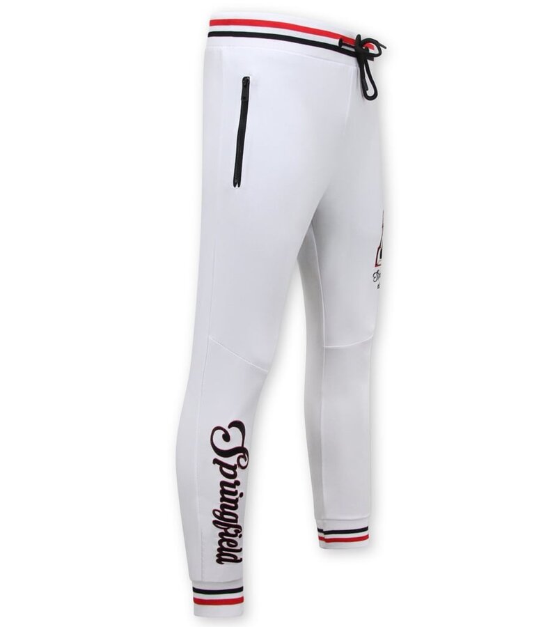 Top Star Joggingdräkt Herr Vuxna - Träningsoverall Herr - 2822 - Vit / Svart