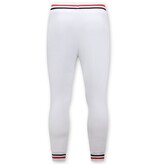 Top Star Joggingdräkt Herr Vuxna - Träningsoverall Herr - 2822 - Vit / Svart