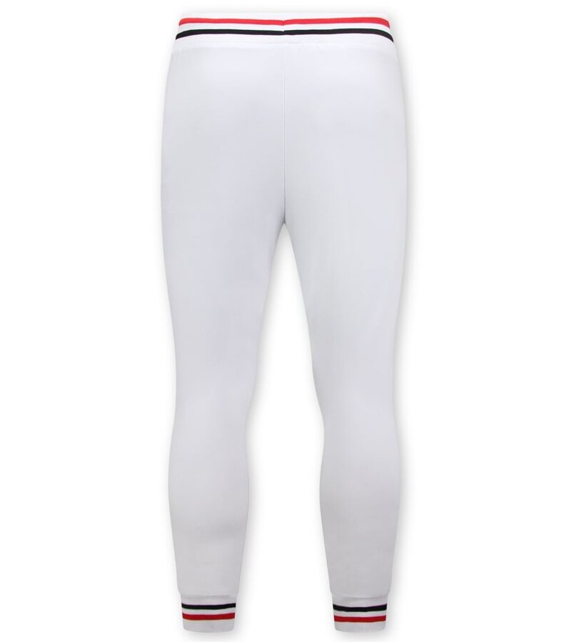 Top Star Joggingdräkt Herr Vuxna - Träningsoverall Herr - 2822 - Vit / Svart