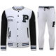 Joggingdräkt Herr Vuxna - Husdräkt Herr - 2820 - Vit / Svart