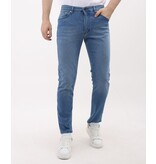 LF Jeans Herr - Regular Fit - Stretchbyxor Herr - MM-R-06 - Blå