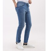LF Jeans Herr - Regular Fit - Stretchbyxor Herr - MM-R-06 - Blå