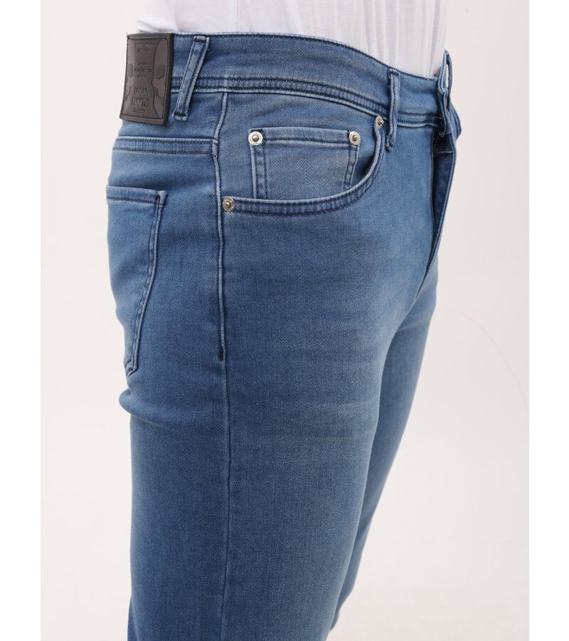 Mario Morato Jeans Herr - Regular Fit - Stretchbyxor Herr - MM-R-06 - Blå