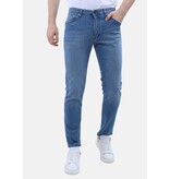 LF Jeans Herr - Regular Fit - Stretchbyxor Herr - MM-R-06 - Blå