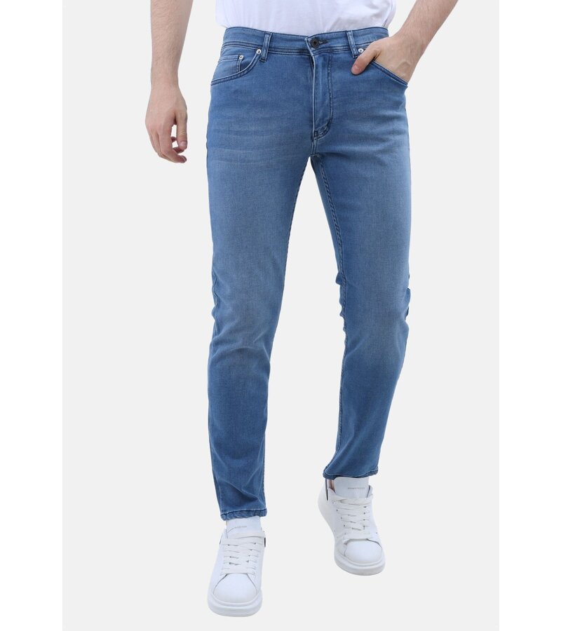 Mario Morato Jeans Herr - Regular Fit - Stretchbyxor Herr - MM-R-06 - Blå