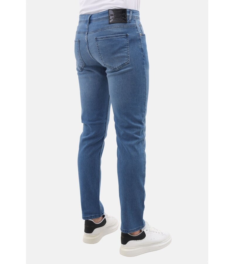 Mario Morato Jeans Herr - Regular Fit - Stretchbyxor Herr - MM-R-06 - Blå