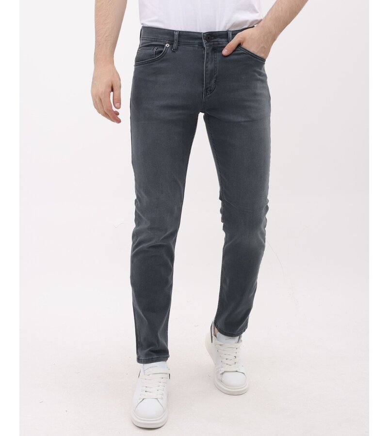 Mario Morato Jeans Herr Vuxna - Regular Fit - Stretchjeans Herr - MM-R-10 - Grå