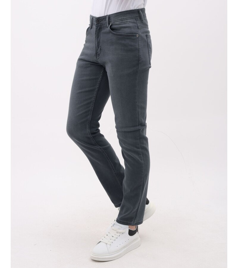 LF Jeans Herr Vuxna - Regular Fit - Stretchjeans Herr - MM-R-10 - Grå