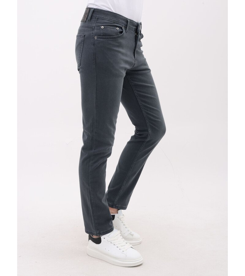 LF Jeans Herr Vuxna - Regular Fit - Stretchjeans Herr - MM-R-10 - Grå