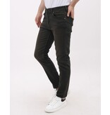 LF Jeans Herr - Regular Fit - Jeans Stretch för män - MM-R-17 - Mörkgrön