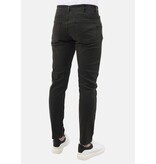 LF Jeans Herr - Regular Fit - Jeans Stretch för män - MM-R-17 - Mörkgrön