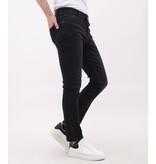 Mario Morato Jeans Herr Vuxna - Regular Fit - Stretchbyxor Herr - MM-R-05 - Mörkgrå