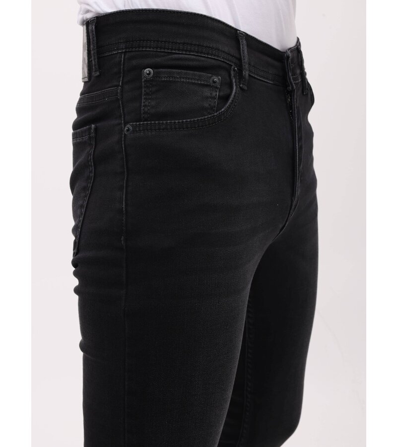 Mario Morato Jeans Herr Vuxna - Regular Fit - Stretchbyxor Herr - MM-R-05 - Mörkgrå